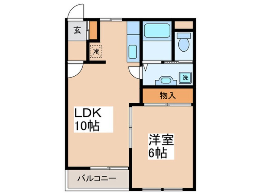 間取図 パークヒルズ美堀