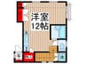 フラッツ安江 1Rの間取り