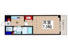 パルクふじみ野 1Kの間取り