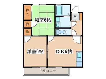 間取図 ヒルタ・シャルム