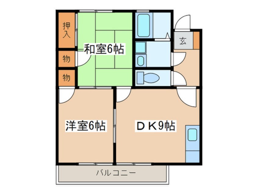 間取図 ヒルタ・シャルム