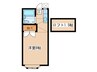 弁天荘 1Rの間取り