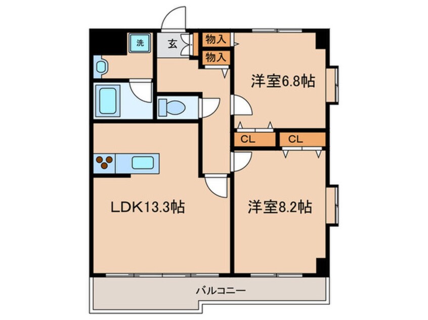 間取図 スペリオコ－ト狛江