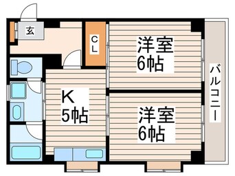 間取図 高崎ジャスタン