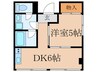 リバ－サイドビル 1DKの間取り
