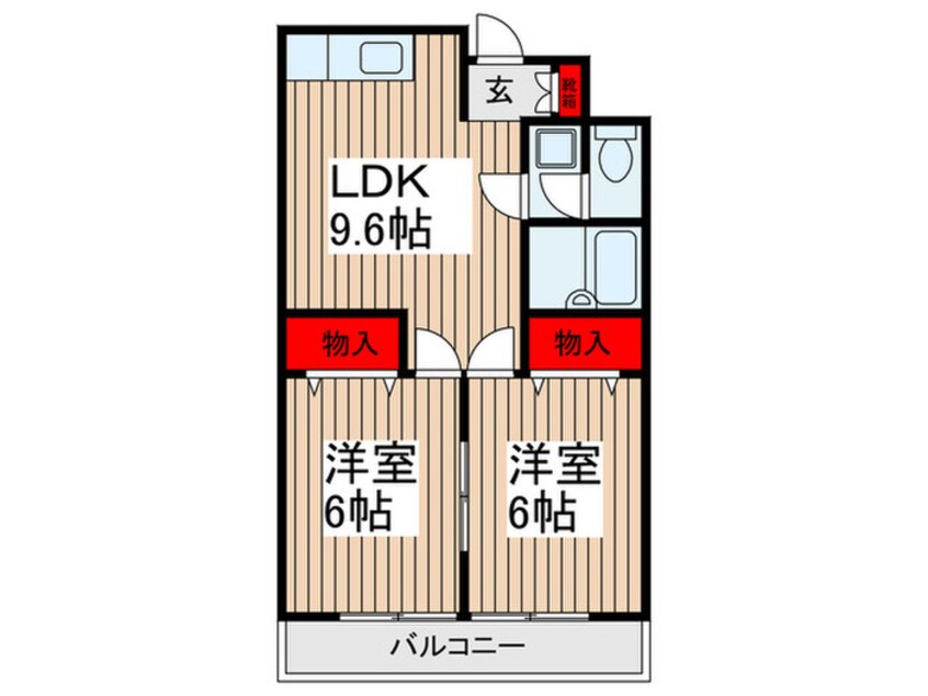 間取図 宇康ビル