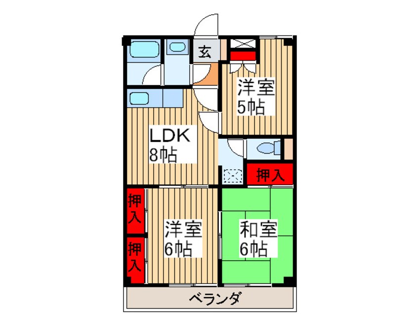 間取図 ガーデンハウス池田