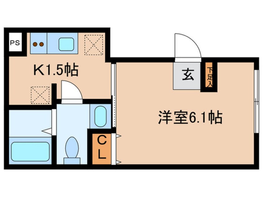 間取図 ＶＩＳＴＡ　ＵＭＥＧＡＯＫＡ