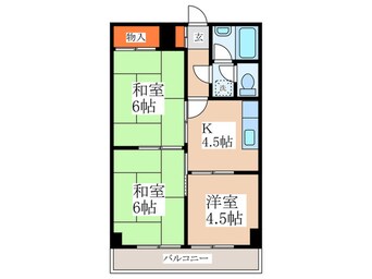 間取図 ブランシ－ル田無本町（403）