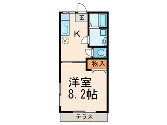 間取図 第一ハイツオガワA棟