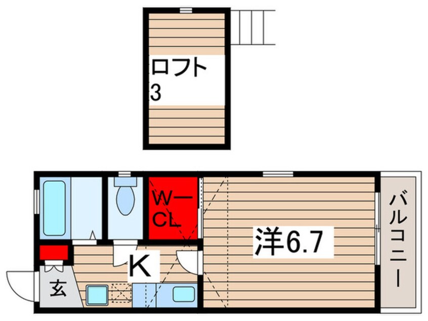 間取図 ハーモニーA