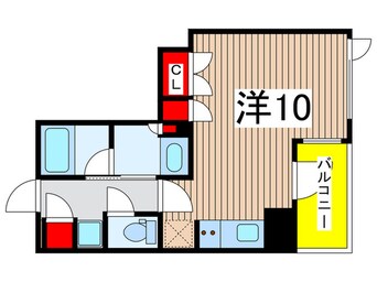 間取図 プライムメゾン清澄白河