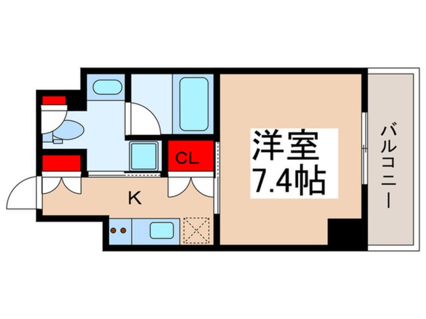 間取図 プライムメゾン清澄白河