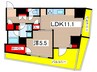 プライムメゾン清澄白河 1LDKの間取り