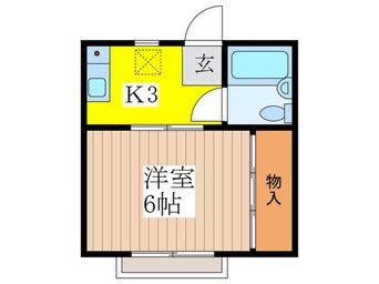 間取図 ドエルパークサイドⅡ