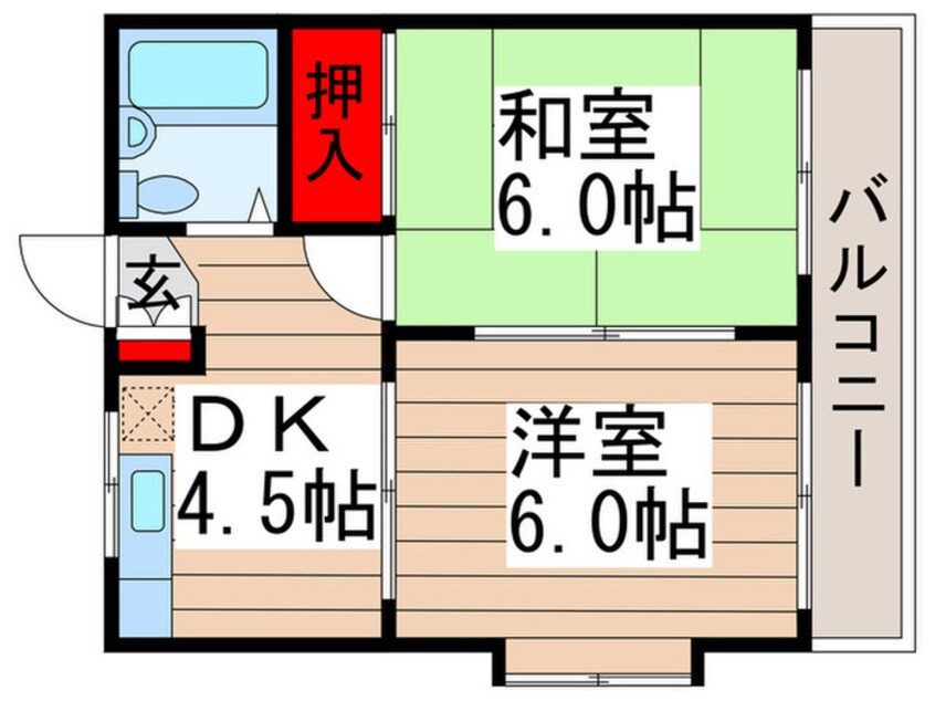 間取図 シャルム・ハイツ