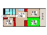 サンシティ西船 3LDKの間取り