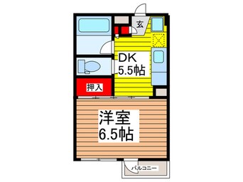 間取図 ルミエ－ル
