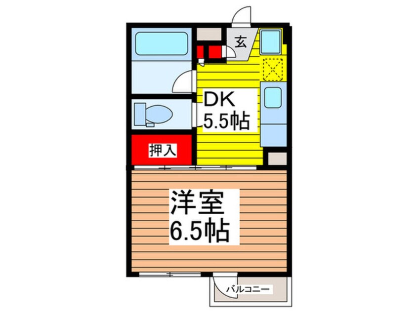 間取図 ルミエ－ル
