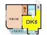 高野ビル 1DKの間取り
