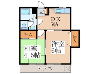 間取図 コ－ポミナト