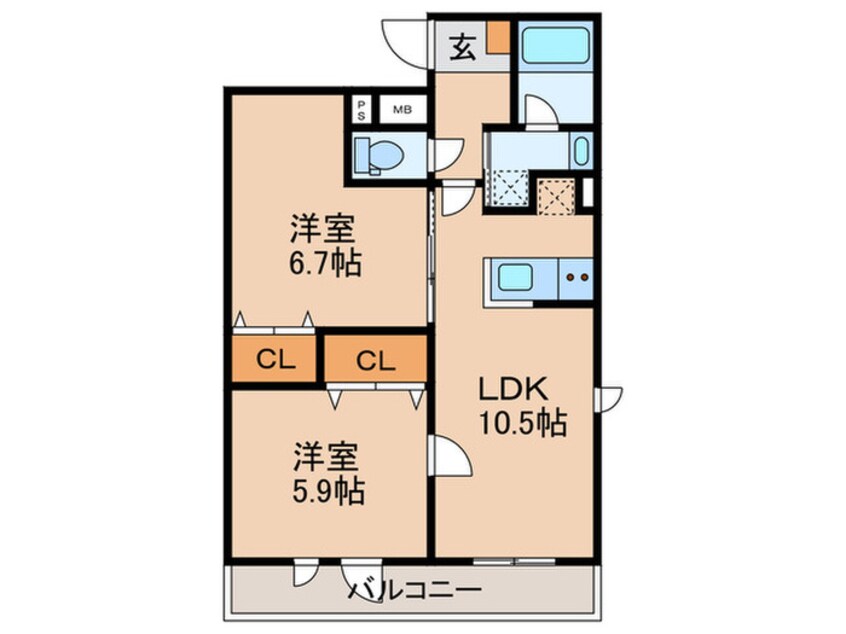 間取図 ｱｲﾙｸﾞﾗﾝﾃﾞ池袋ﾉｰｽ