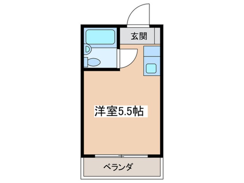 間取図 コンフォ－ト椎名町