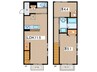 仮）港北区綱島台計画 2LDKの間取り
