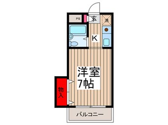 間取図 パシフィックコ－ポ１