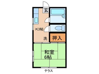 間取図 西尾ハイツ