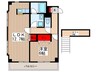 ﾓﾝﾊﾟﾙﾅｽ 1LDKの間取り