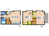 ハイツオオノ 2DKの間取り