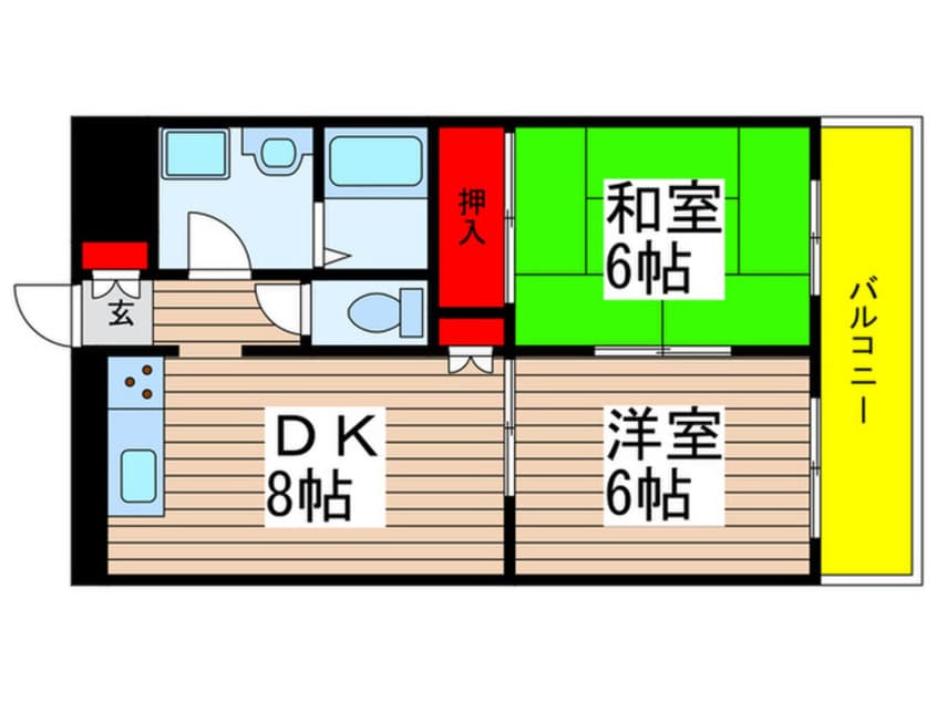 間取図 アグレ本八幡