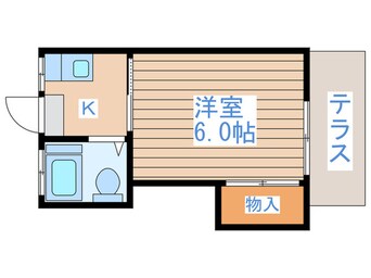 間取図 コ－ポサンフラワ－