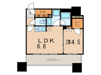 間取図 ローレルタワールネ浜松町