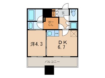 間取図 ローレルタワールネ浜松町