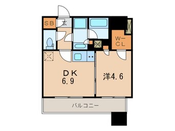 間取図 ローレルタワールネ浜松町