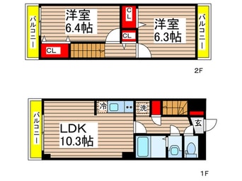 間取図 サンライズ幕張
