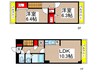 サンライズ幕張 2LDKの間取り