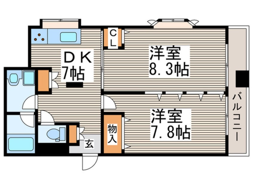 間取図 ファ－ストアオキビル