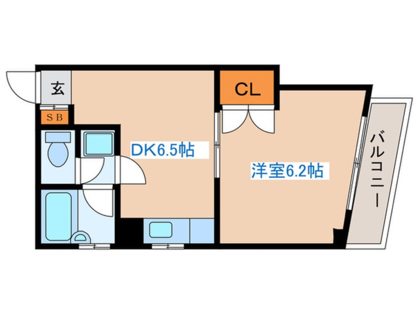 間取図 グロウコ－ト阿佐ヶ谷