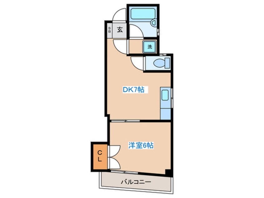 間取図 グロウコ－ト阿佐ヶ谷