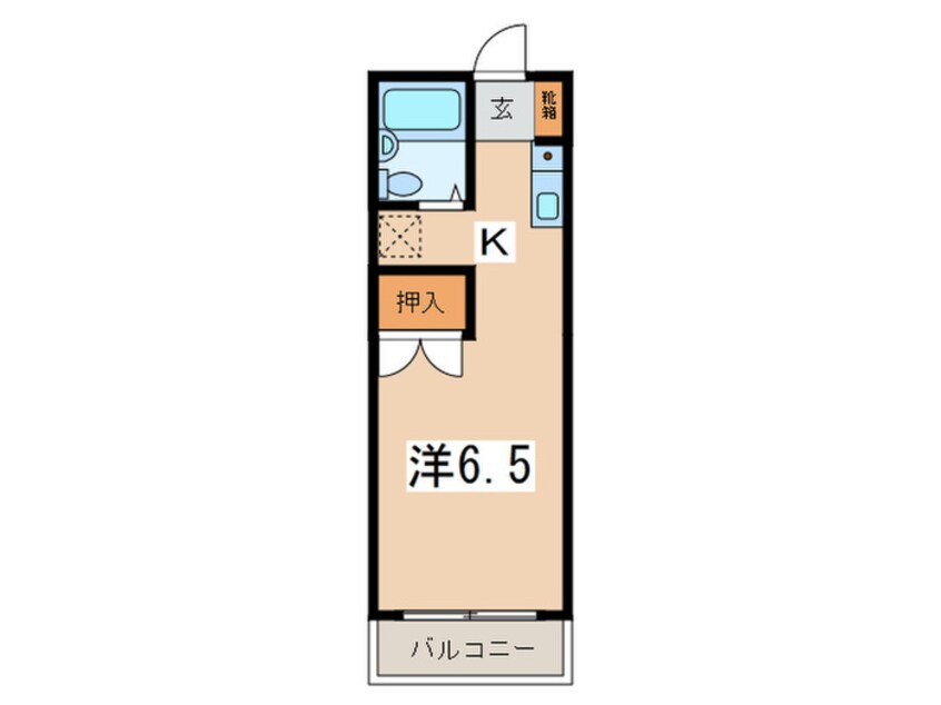 間取図 エステート白楽