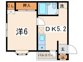 間取図 エステート白楽