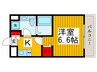 フォセット南行徳 1Kの間取り