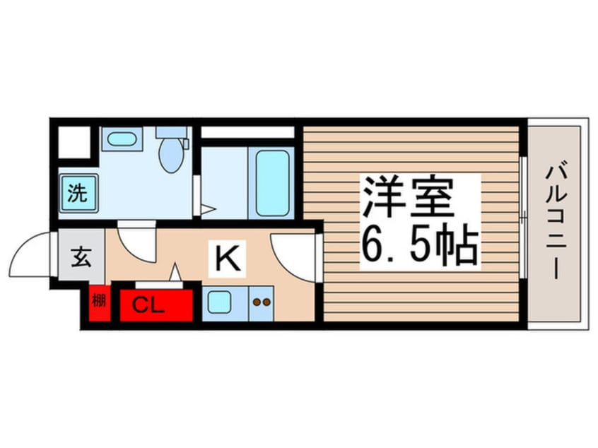 間取図 フォセット南行徳
