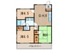 ミサオビル 3DKの間取り