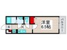 Ｄｅｅｒ　Ｂｅａｃｈ 1Kの間取り