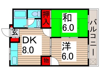 間取図 エスポワール金子