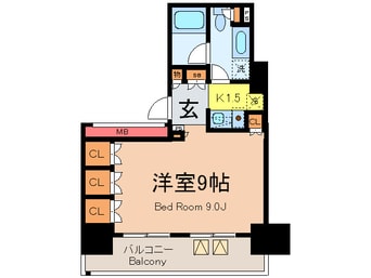間取図 パ－クアクシス渋谷桜丘ウエスト